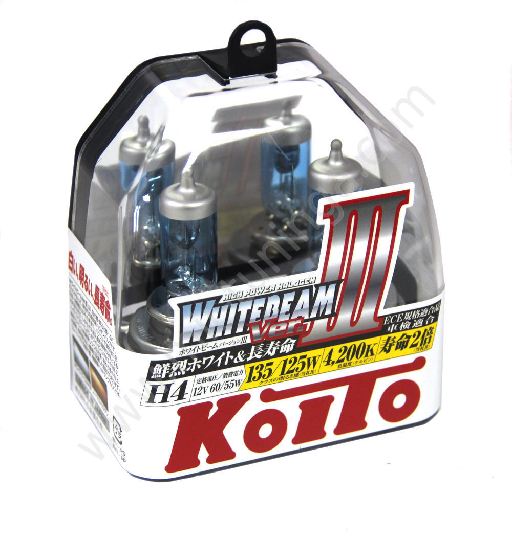 Автолампа KOITO Whitedeam HB4 (9006) 12V 55W(110W) высокотемпер P0757W