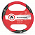 Оплетка AUTOPROFI LUXURY (черн/красн.) AP-1010 BK/RD (M)