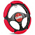 Оплетка AUTOPROFI кожа+пвх вставки (дерево св.сер.) SP-5022 L.GY (M)